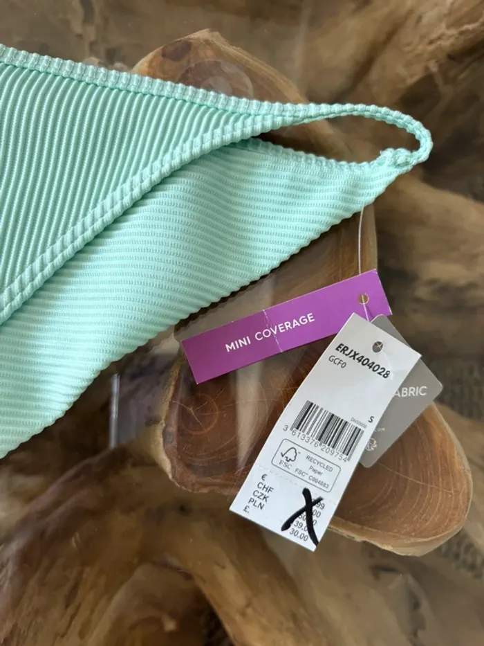 Bas de maillot de bain Roxy vert eau S - photo numéro 4