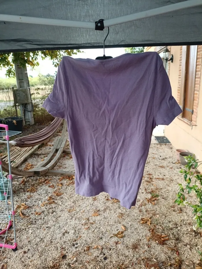 Tee-shirt violet Jennyfer - photo numéro 4