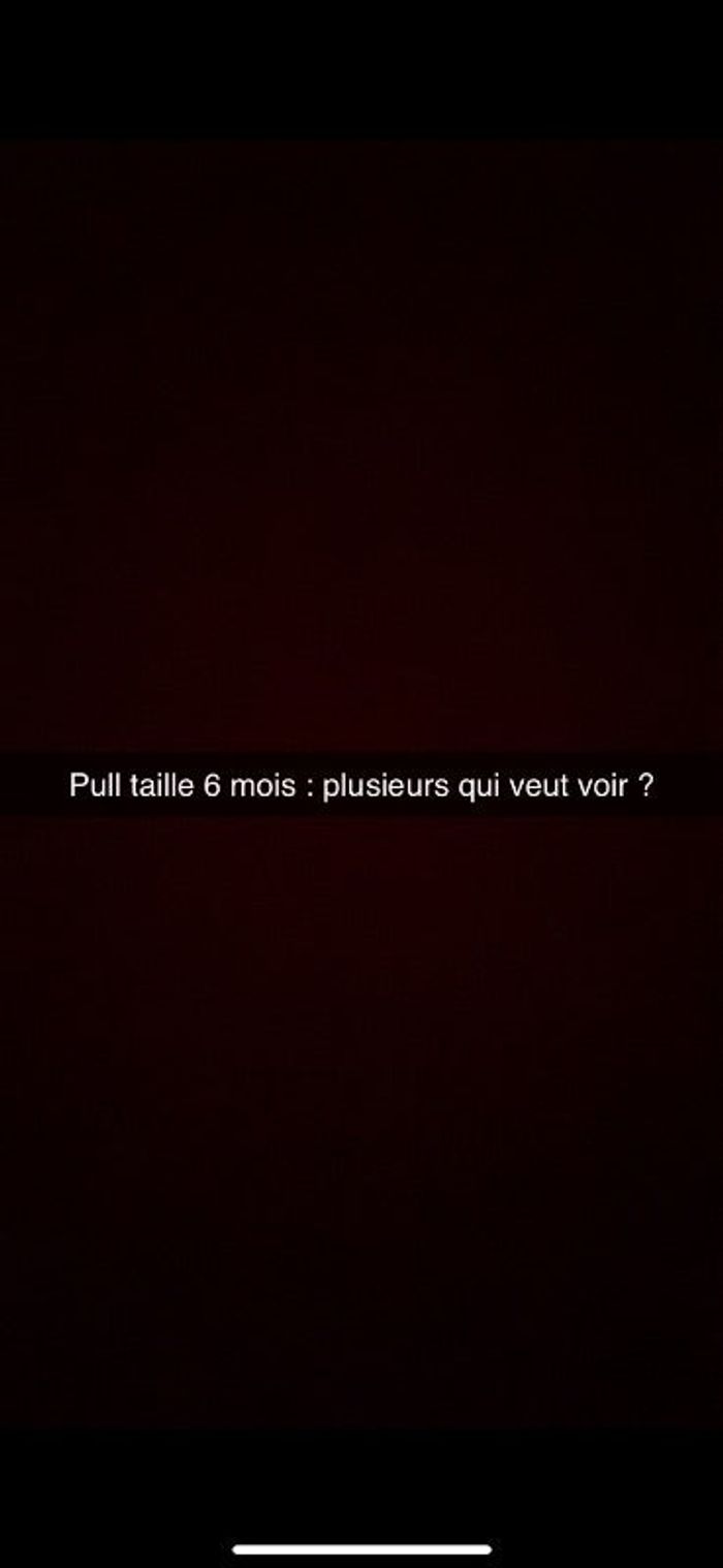 Plein de pull 6 mois