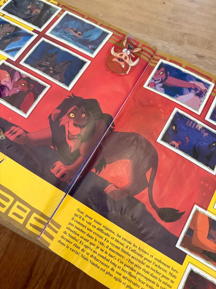 Livre Album Panini Complet stickers autocollants - Le Roi Lion Walt Disney - photo numéro 8