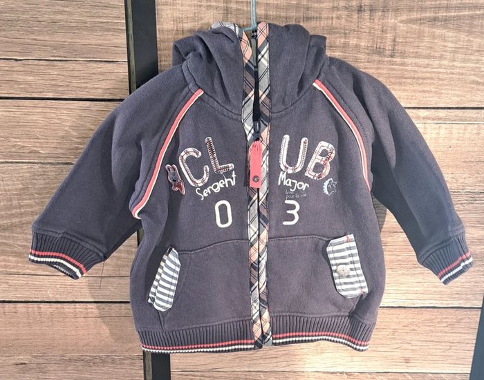 Sweat à fermeture éclair Sergent Major 6 mois