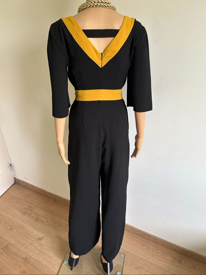 Combinaison noire et jaune CTN Collection taille 36 jamais portée - photo numéro 5
