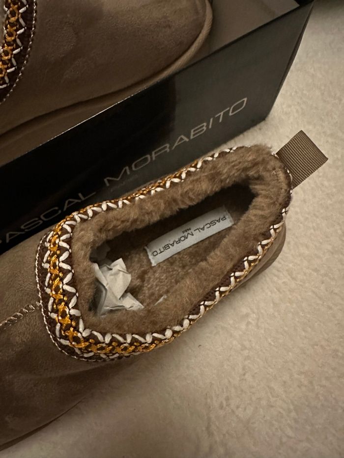 Chausson pantoufles Pascal Morabito Paris femme - photo numéro 4