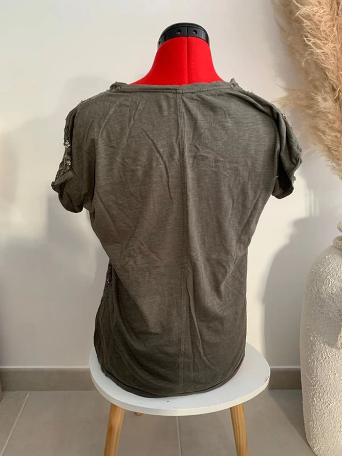 haut et t-shirt Ikks vert taille Xs - photo numéro 2