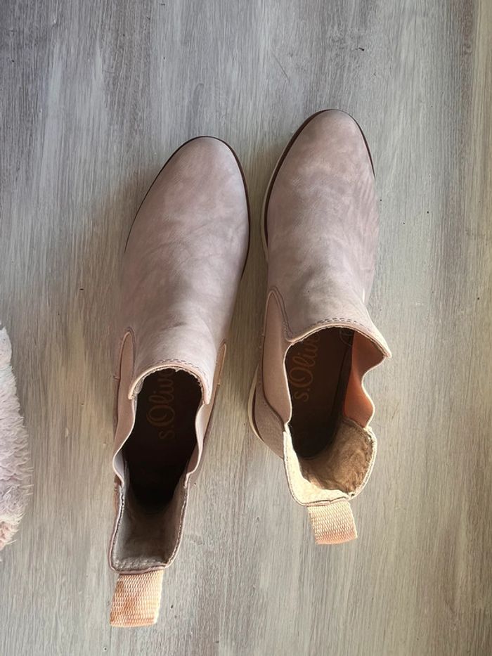 Bottines S.Olliver rose pâle - photo numéro 4