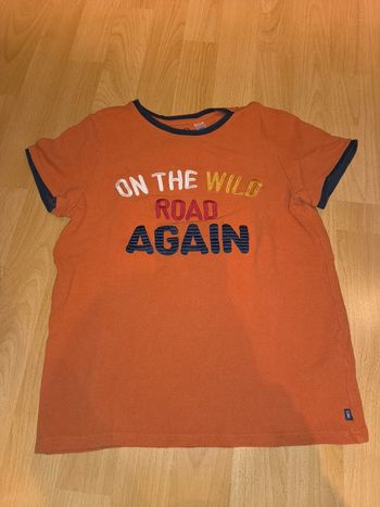 T-shirt orange Okaïdi taille 12 ans