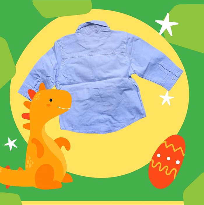 Chemise classique bébé garçon taille 9 mois - photo numéro 2