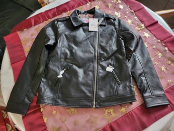 Veste en cuir 12 ans