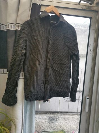 Chemise homme Celio rayures en coton taille M