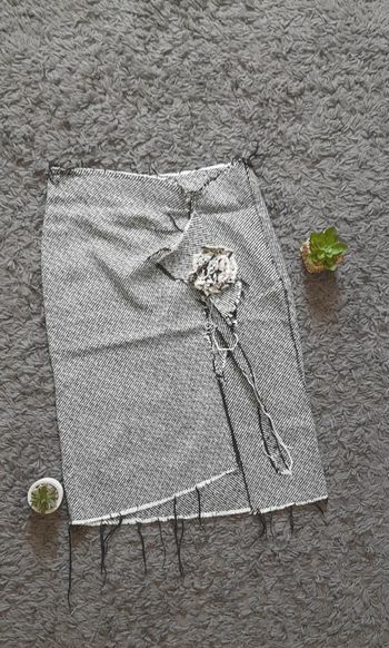 Jupe crayon en tweed