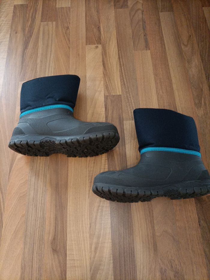 Bottes de neige ski bleu et gris Quechua 34-35 - photo numéro 6