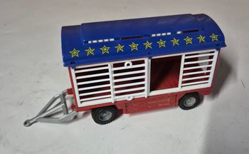 Welly remorque ceasar circus caravane animaux vintage toit etoiles