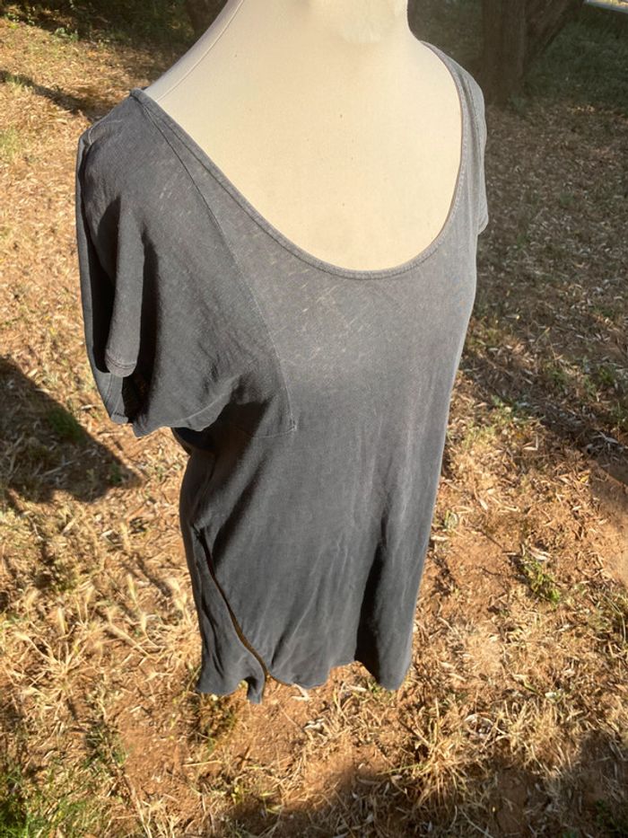 Petite robe grise American vintage 38 40 - photo numéro 4