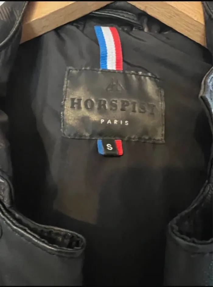 Veste en cuir Horpist original taille S - photo numéro 5