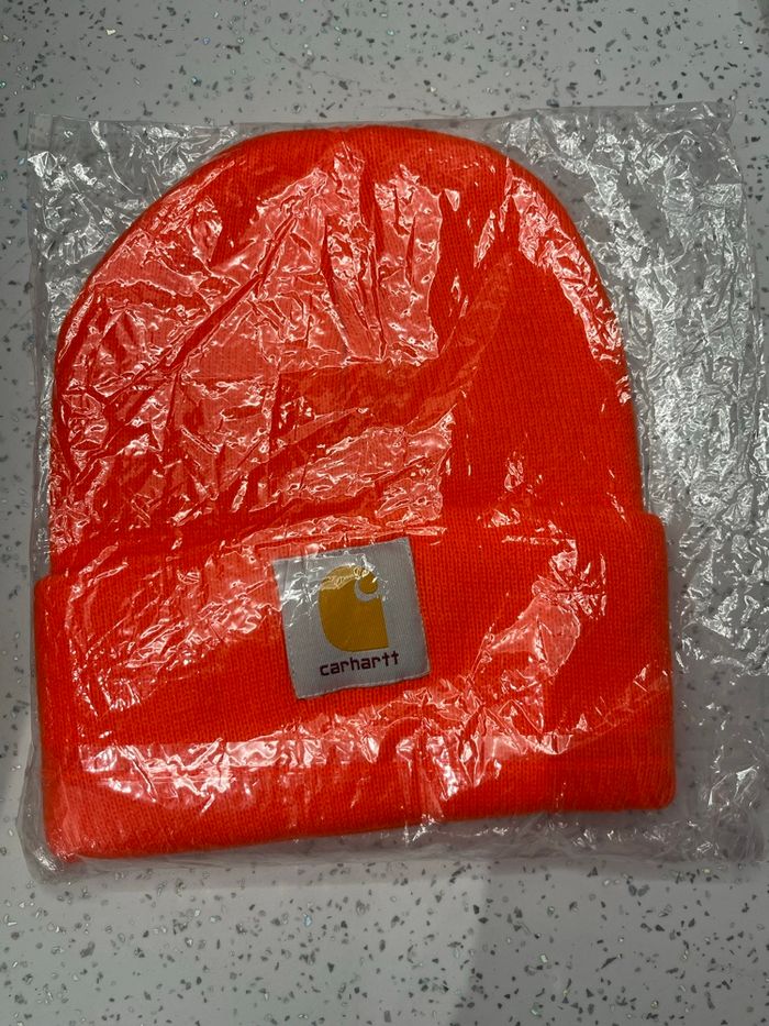 Bonnet orange  CARHARTT neuf