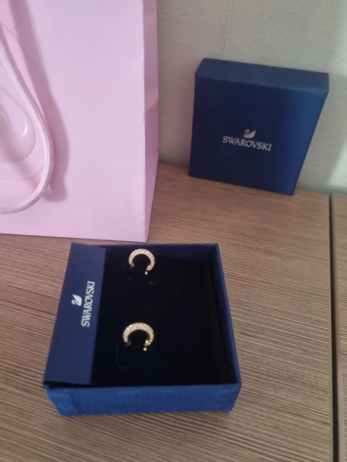 Boucles d'oreilles swarovski - photo numéro 2