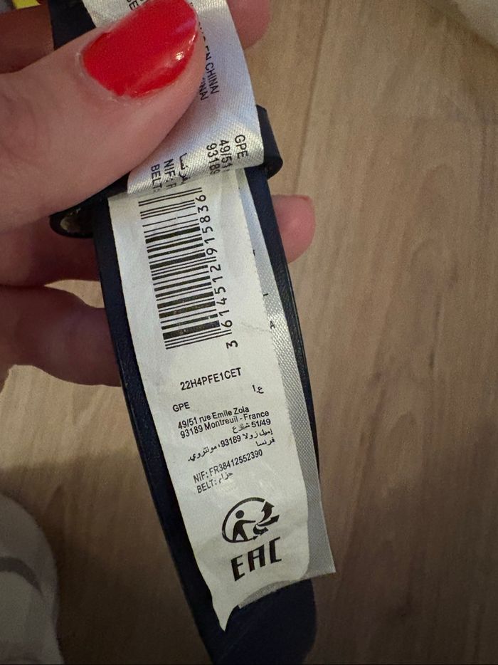 Ceinture fille sergent major - photo numéro 4