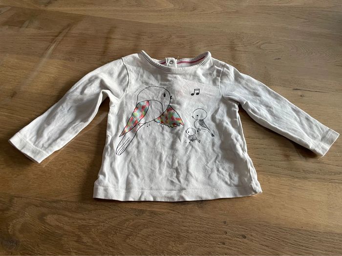 Lot de 4 tee shirts fille 12 mois - photo numéro 4