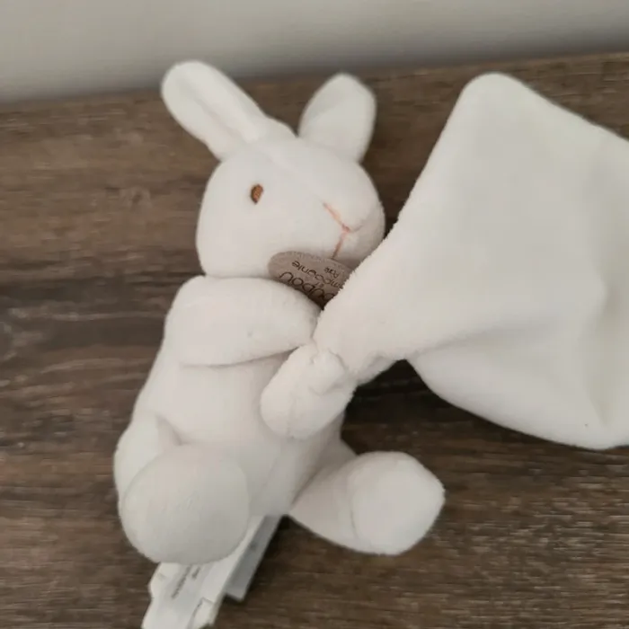 Doudou et Compagnie - doudou mouchoir lapin 🐰 - photo numéro 5