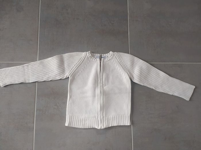Gilet blanc 6 ans