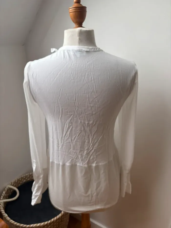 🤍 Blouse blanche Claudie Pierlot – T38 - photo numéro 10