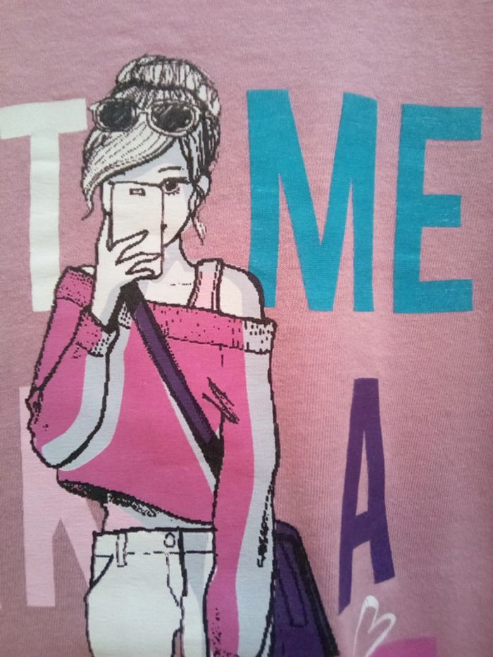 Tee-shirt manches longues rose T.14 ans - Tissaia - photo numéro 11