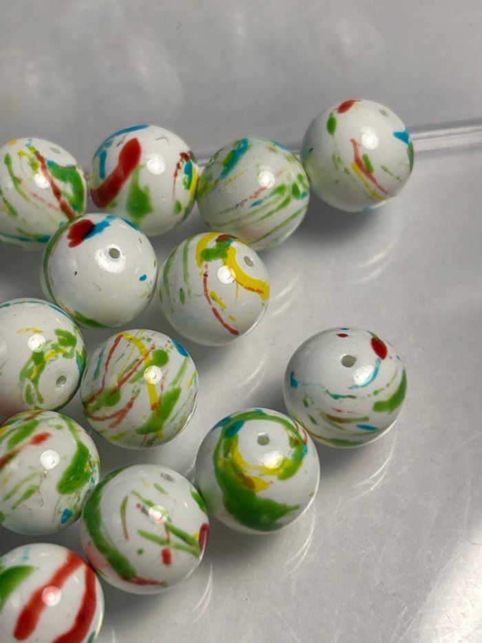 A243, 20 perles en verre de 10mm - photo numéro 2