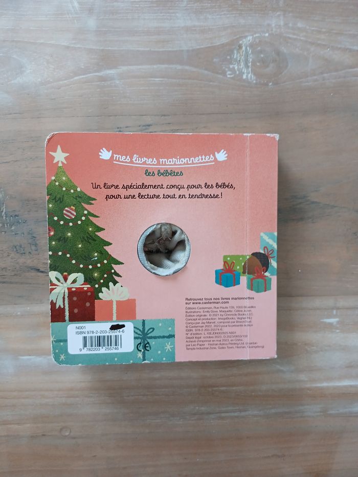 Livre marionnette Louise la souris de Noël - photo numéro 2