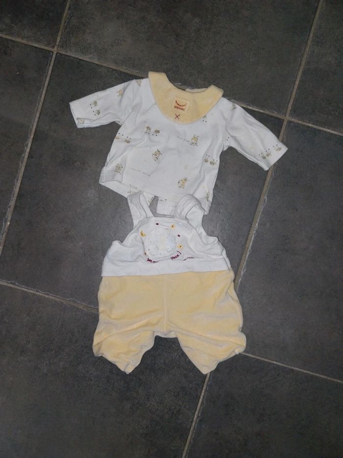 Ensemble salopette 1 mois