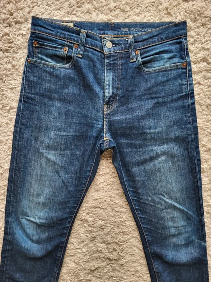 Jean Levi's 512 bleu Taille W32 L34 Taille petit 42 - photo numéro 3