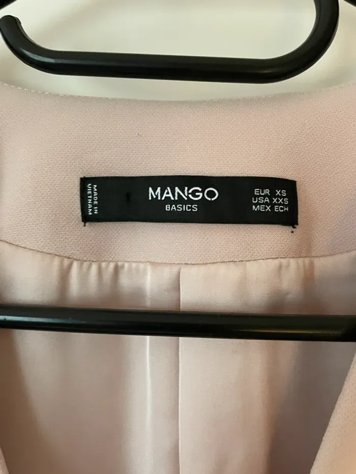Blazer rose poudré MANGO - photo numéro 4