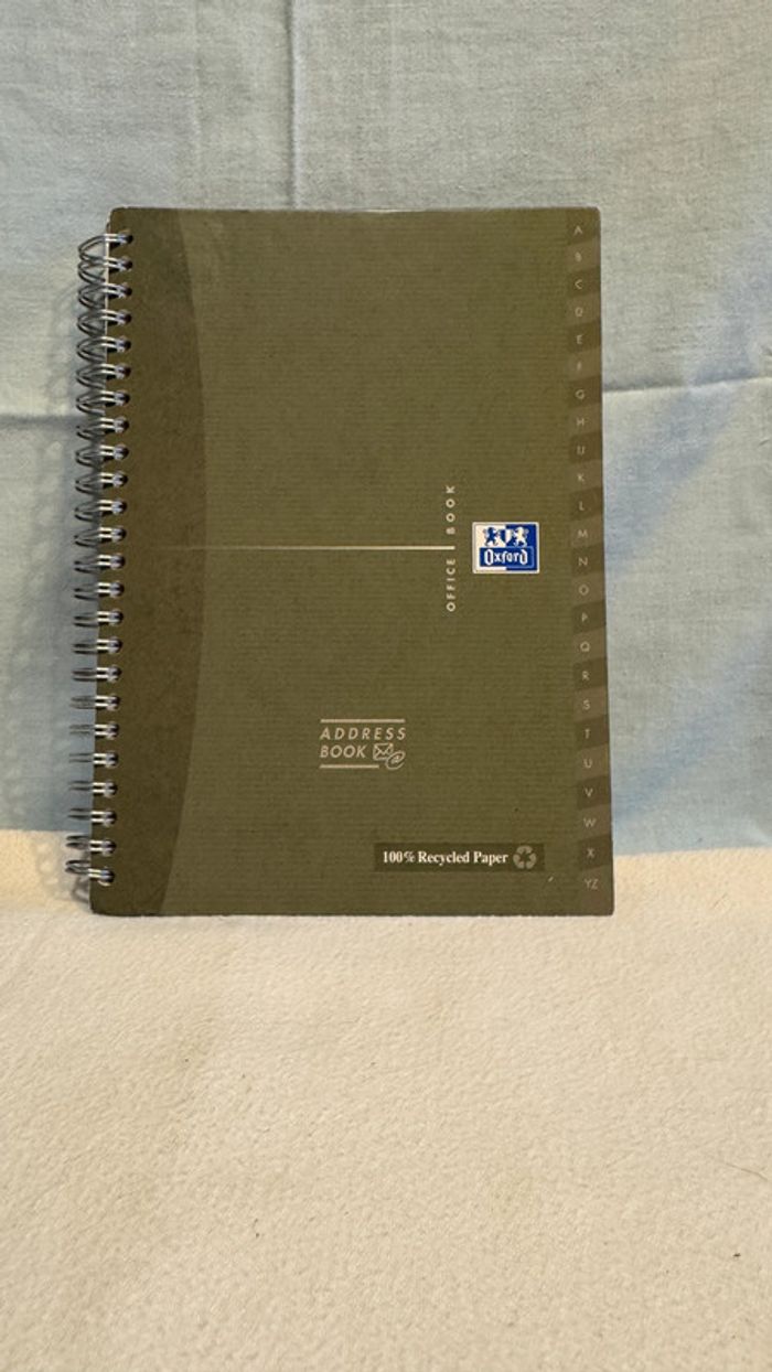 Répertoire à spirale Oxford A5 14,8 cm x 21 cm 72 pages