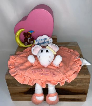 KM37 doudou souris 🐭 brioche