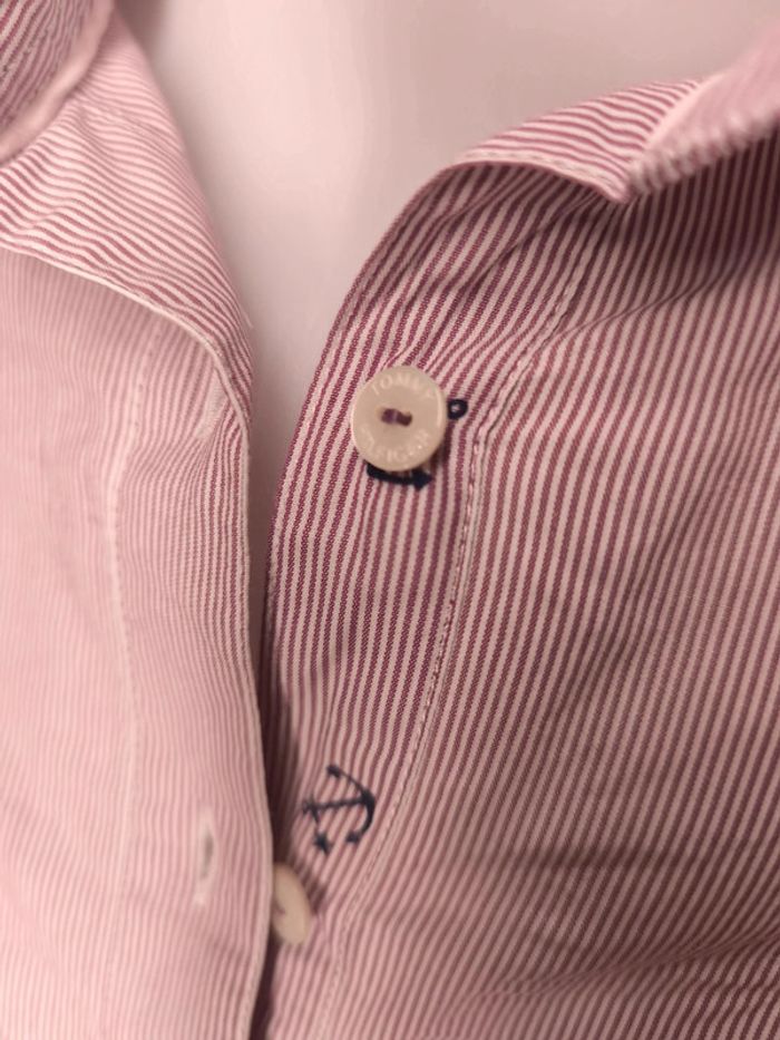 Chemise Tommy Hilfiger Femme Taille 6 Violet rayé - photo numéro 6