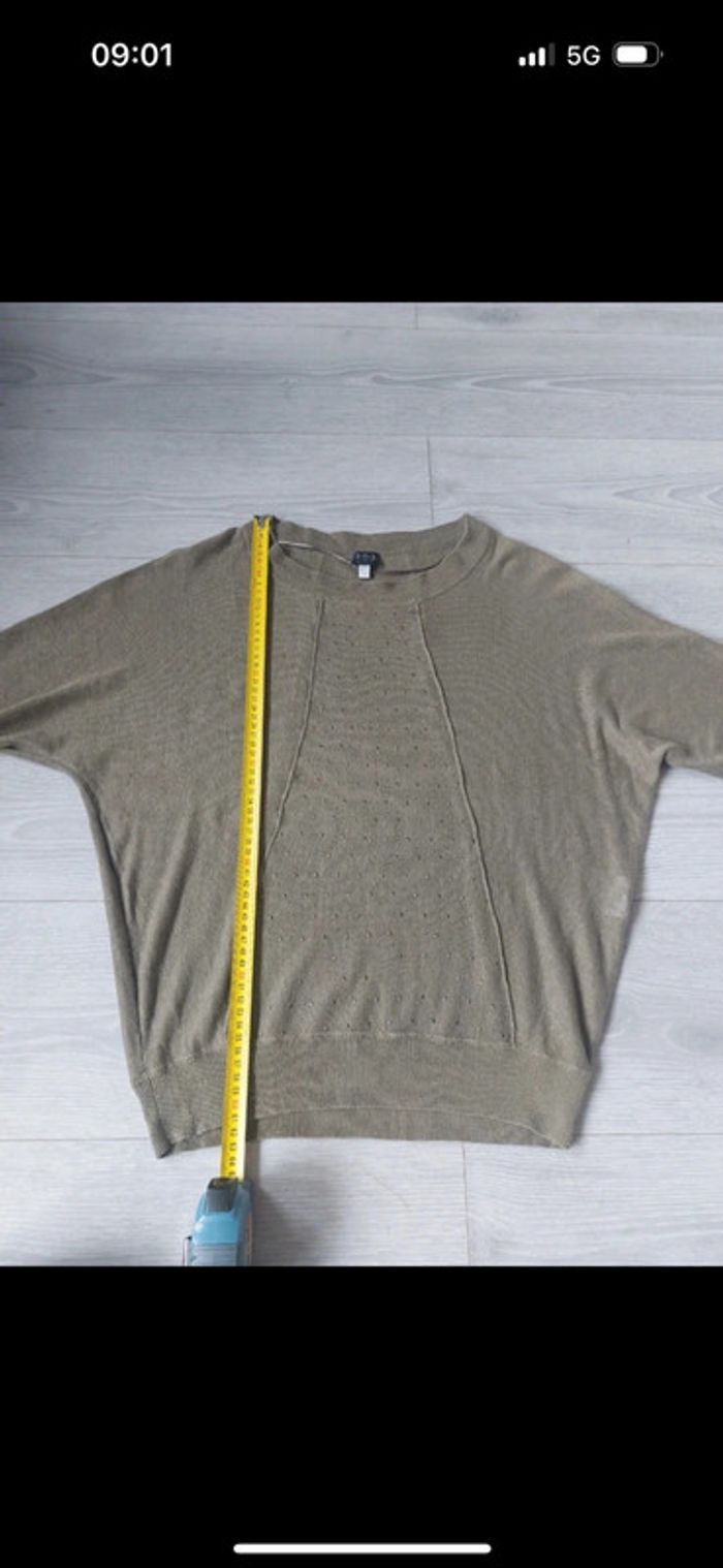 Tee-shirt large 100% lin 123 Paris taille 34 / 36 - photo numéro 6