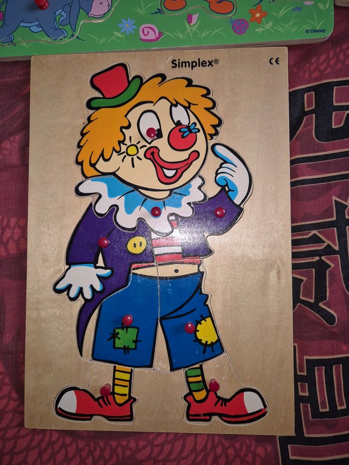 Lot de 6 puzzles en bois enfant - photo numéro 5