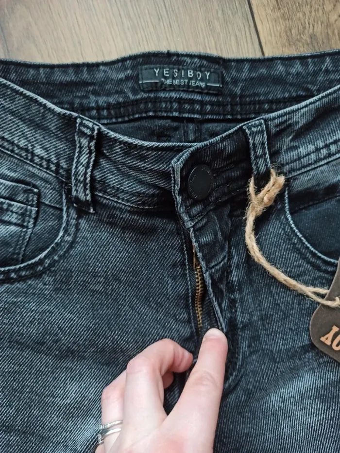 Jeans slim gris foncé homme 28US - photo numéro 2