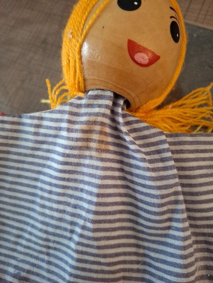 Marionnette vintage 2 personnage - photo numéro 6