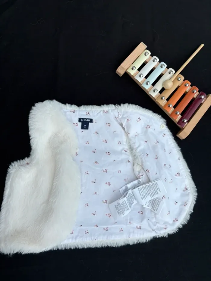 Gilet sans manches Kiabi blanc