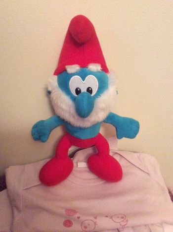 Peluche grand Schtroumpf 30 cm