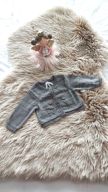 Gilet argent lapin orchestra 1 mois