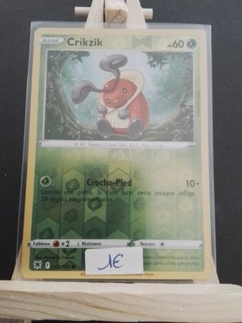 Carte Pokémon Crikzik Reverse 9/189
