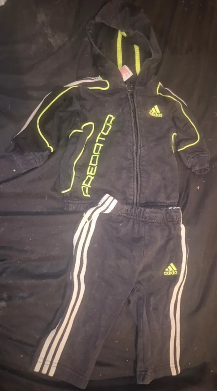 Ensemble adidas bébé garçon 6 mois - photo numéro 2