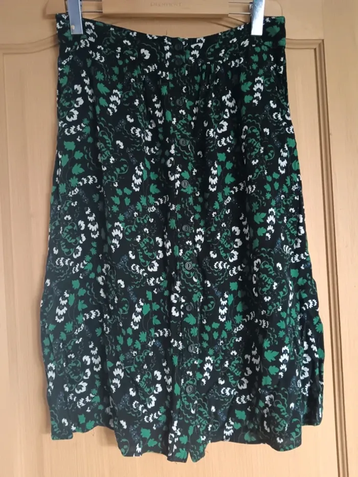 Jupe midi boutonnée Promod