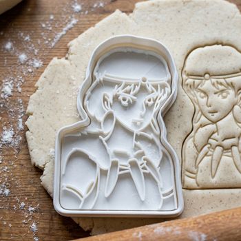 Emporte-pièce inspiré Princesse Mononoké San Découpoir Biscuit Sablé