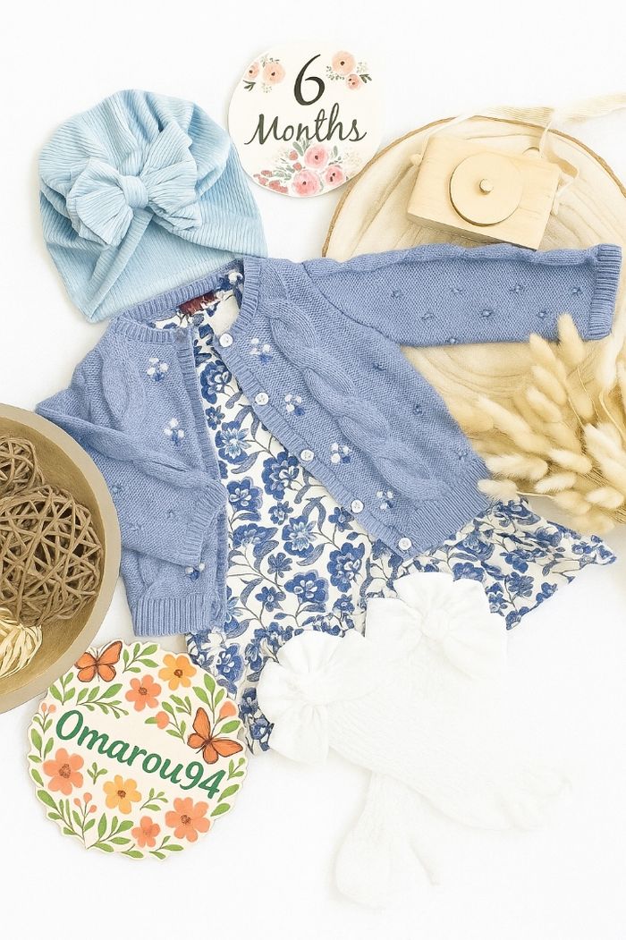 Ensemble complet 4 pièces sergent major fille 6 mois 🎀 - photo numéro 2