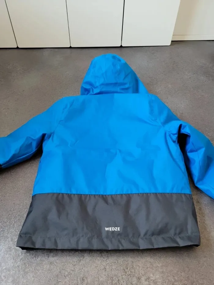 Blouson manteau ski montage hiver bleu wedze decathlon 8 ans - photo numéro 5