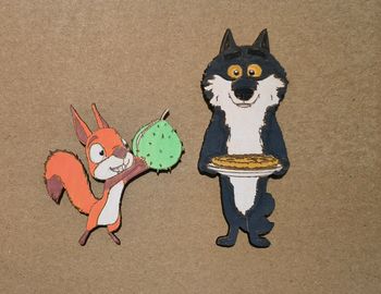 Lot décoration Loup inter