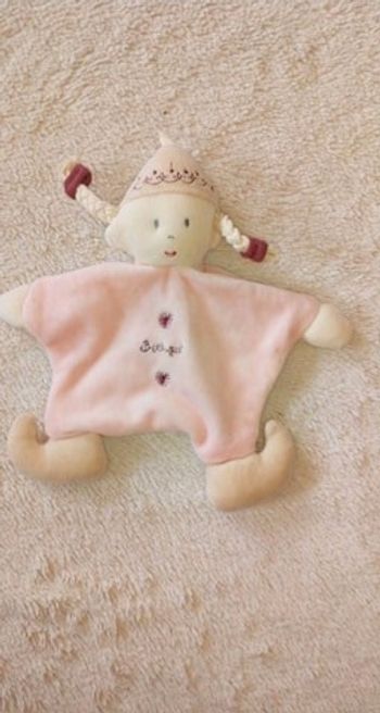 Doudou fille avec couettes - Berlingot