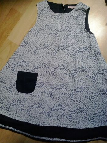 Robe longue marine bleue